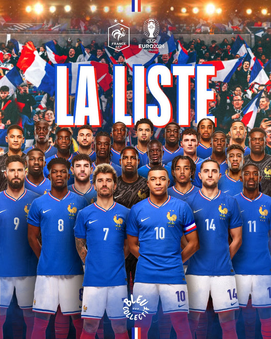 LISTE DES BLEUS EURO 2024