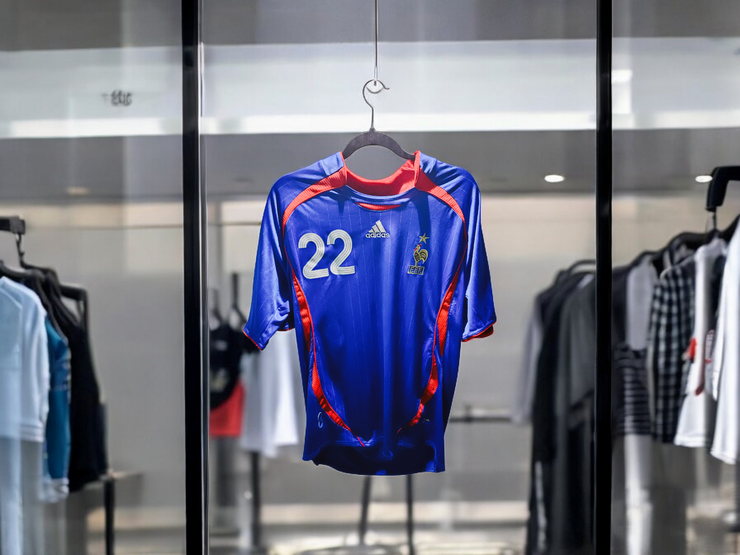 Maillot Équipe de France coupe du monde 2006 floqué Ribery #7