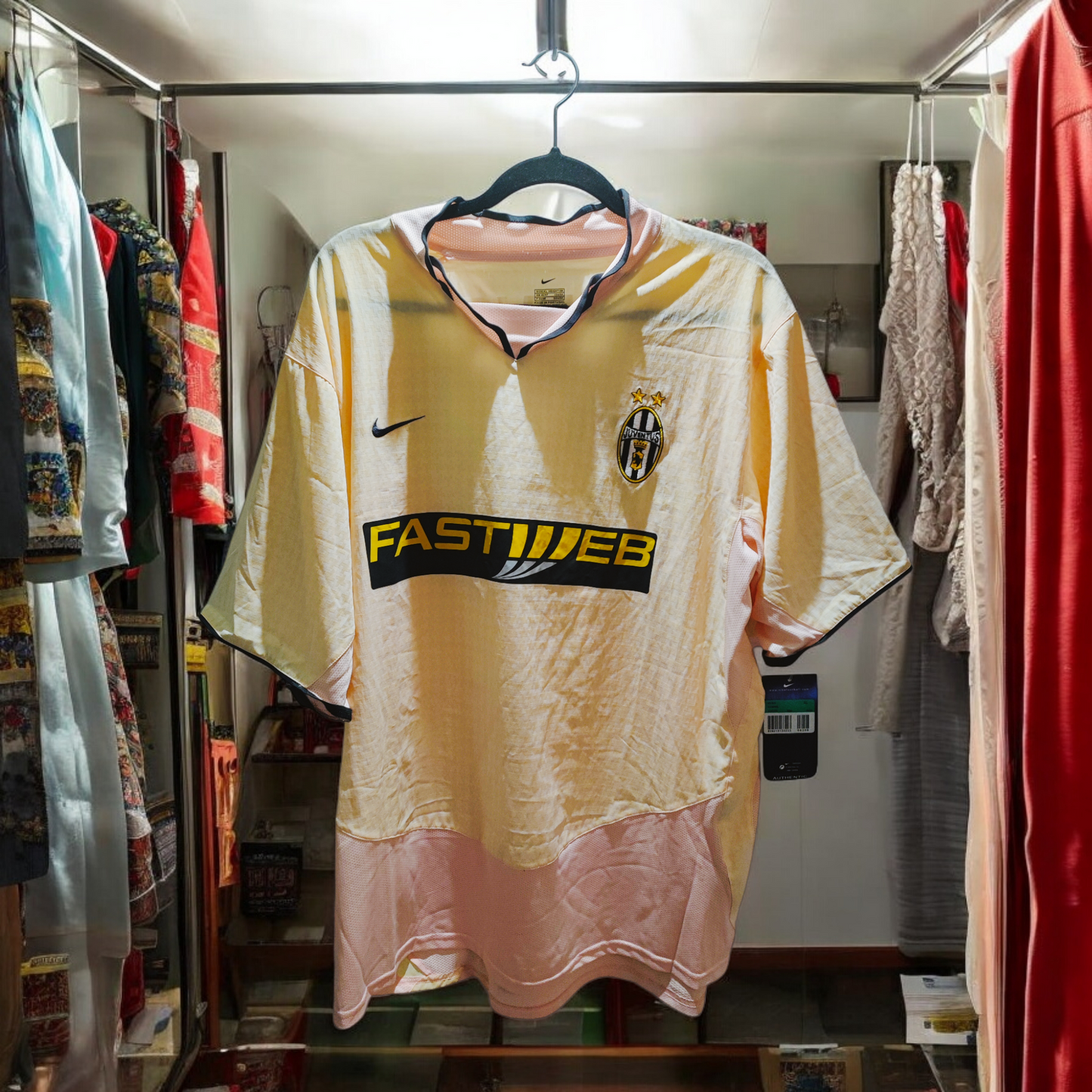 Maillot extérieur Juventus Turin 2003/2004 floqué Nedved 11