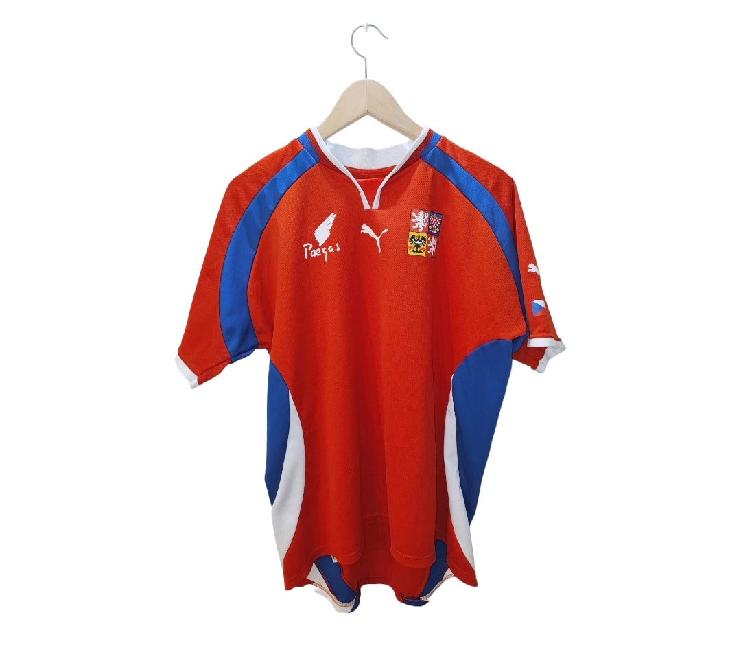 MAILLOT VINTAGE DOMICILE TCHÉQUIE 2000/2002 ⚪🔴🔵