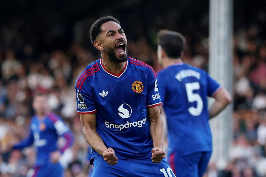 Matheus Cunha a égalisé en toute fin de match pour Manchester United. Toby Melville/Reuters