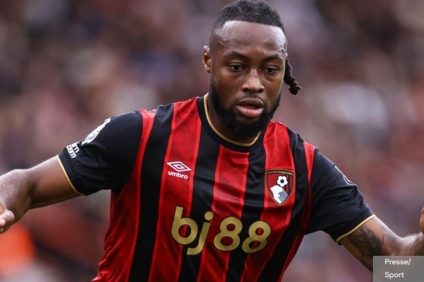 Antoine SEMENYO sous le maillot de Bournemouth 