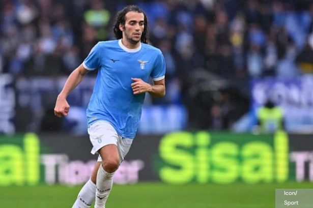 Matteo Guendouzi avec la Lazio en pleine action 