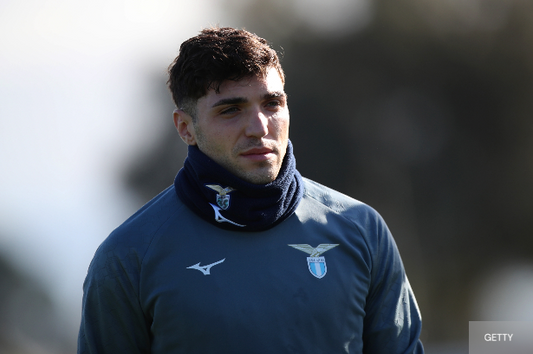 Christos Mandas a l'entraînement avec la Lazio 