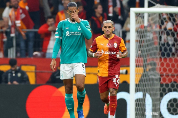 GALATASARAY DEFEAT LIVERPOOL 1-0 IN CHAMPIONS LEAGUE LAST-16 FIRST LEG