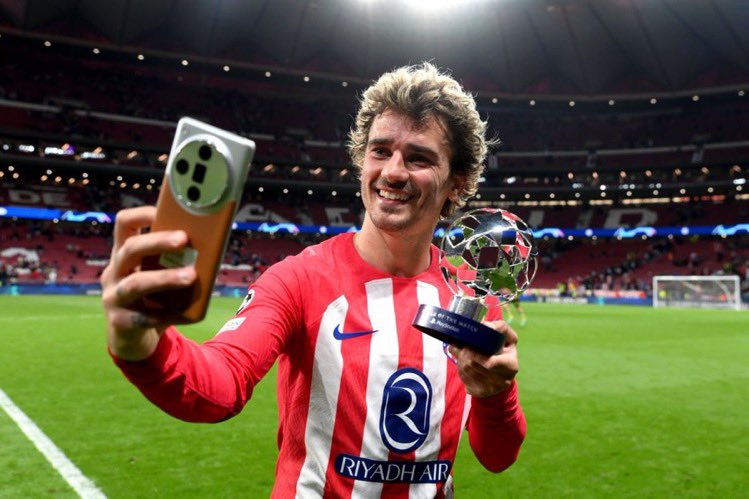 ANTOINE GRIEZMANN ELU HOMME DU MATCH FACE A DORTMUND LIGUE DES CHAMPIONS