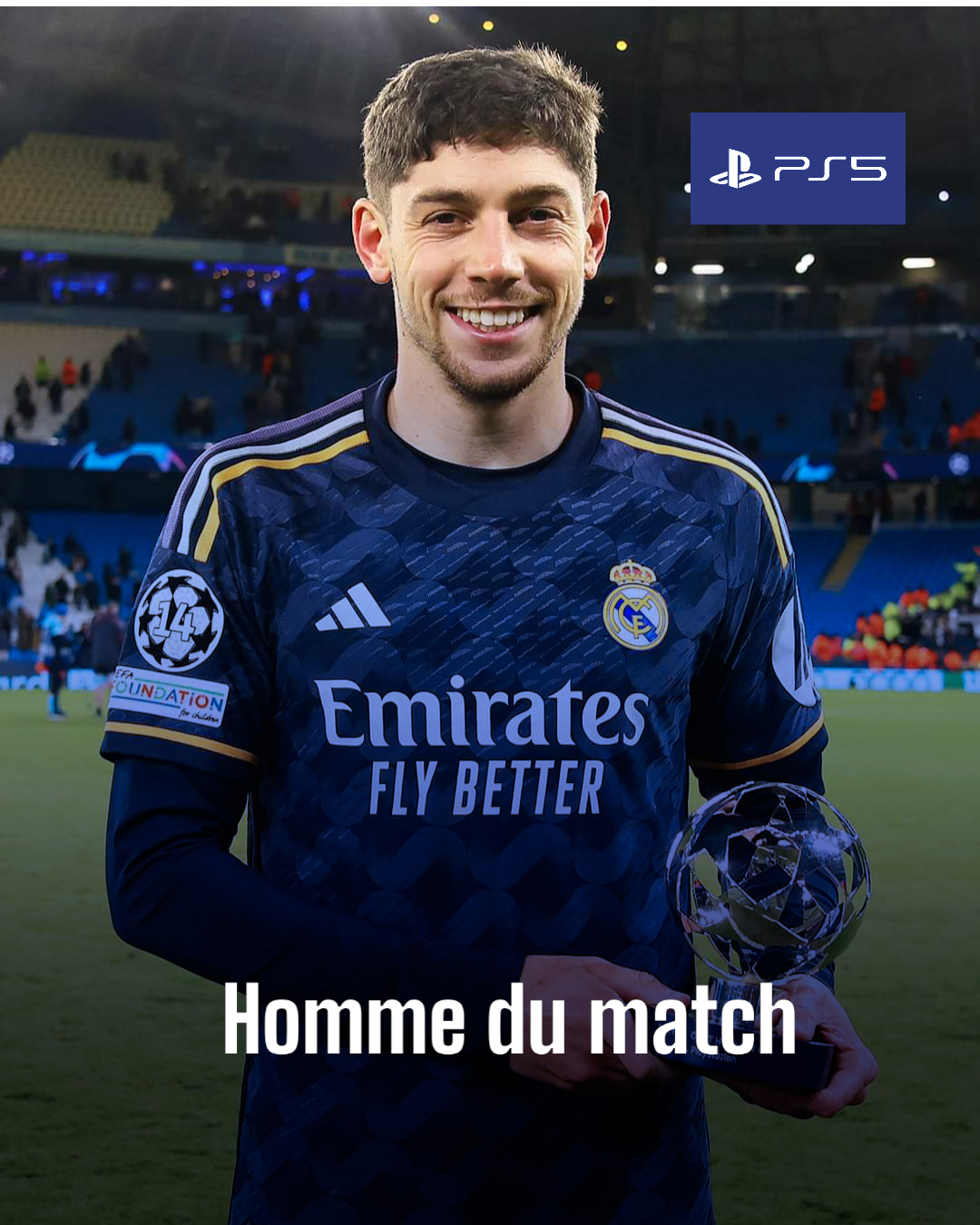 FREDERICO VALVERDE DESIGNÉ HOMME DU MATCH.  [PS5]