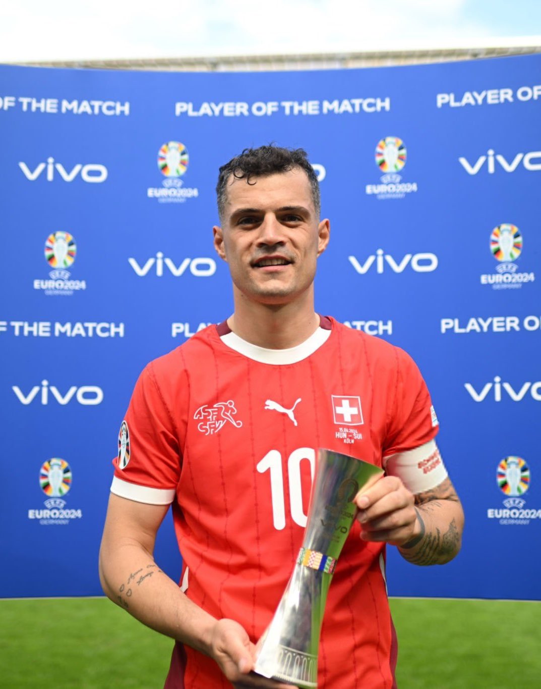 EURO 2024| GRANIT XHAKA ELU HOMME DU MATCH  [Vivo] FACE À LA HONGRIE