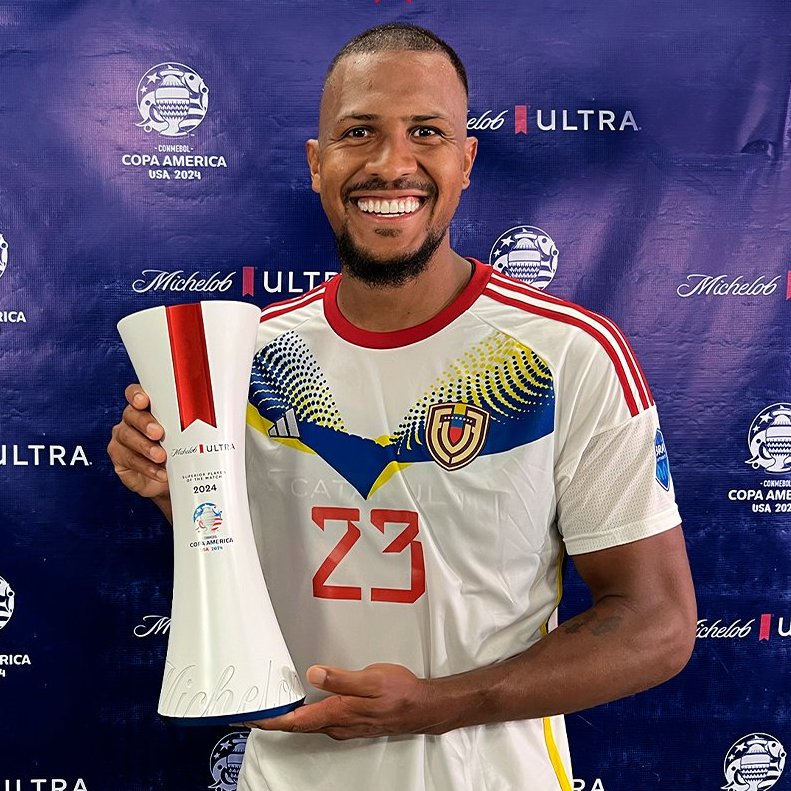 COPA AMERICA CONMEBOL ™| Salomón Rondón élu homme du match face à l'équateur