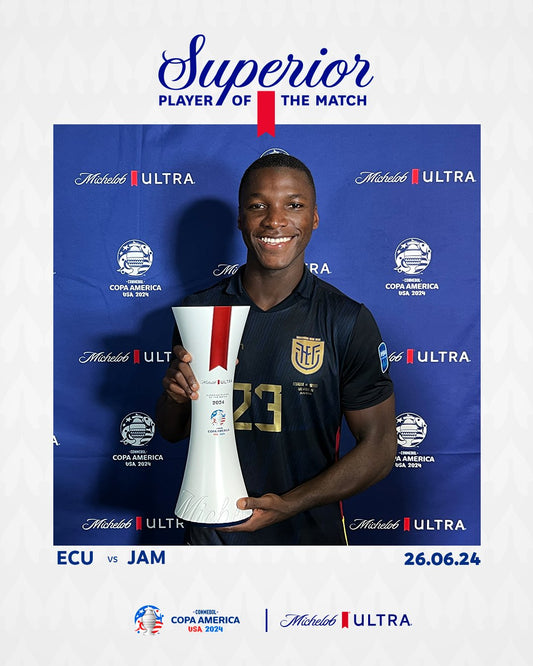 COPA AMERICA CONMEBOL 24 ™| Moïse Caicedo élu homme du match face à la Jamaïque.