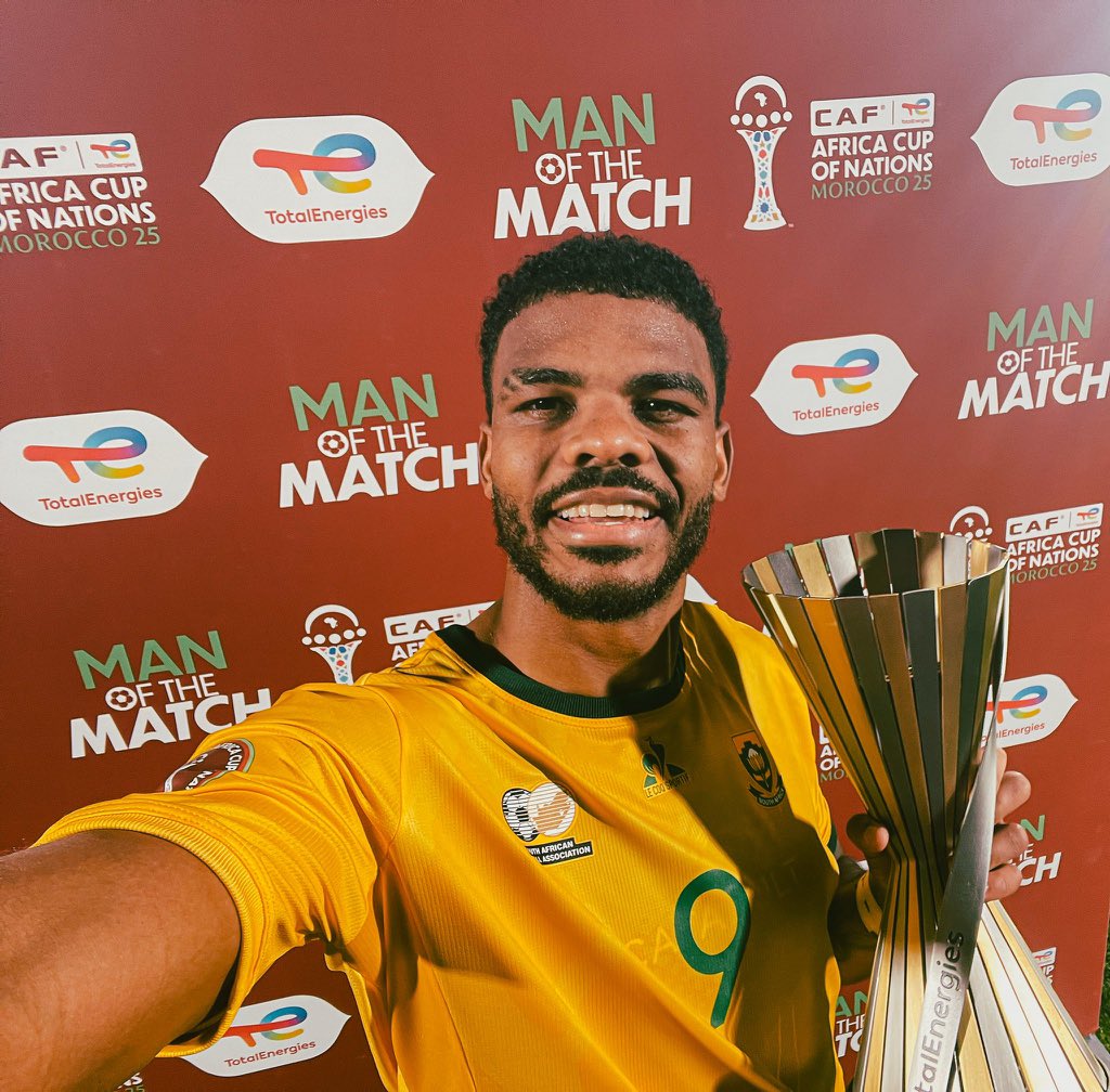 AFCON 2025| LYLE FOSTER ELU HOMME DU MATCH FACE A L'ANGOLA