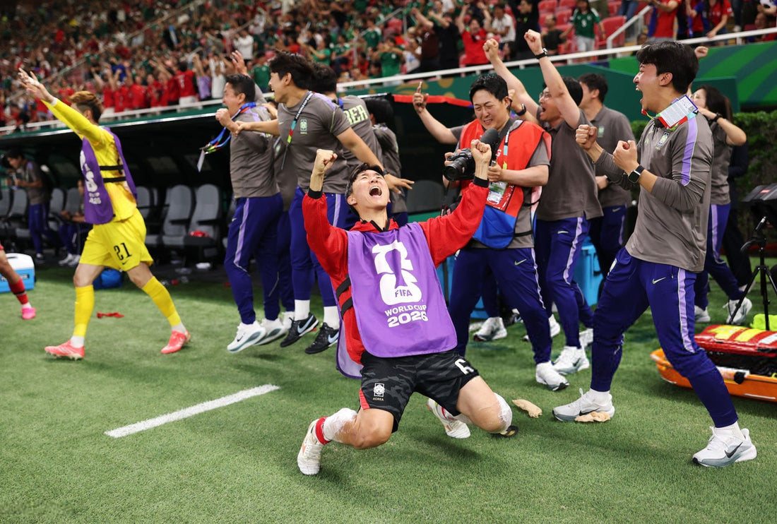 Joueurs Coréen célébrant leurs victoires face à la République Tchèque Coupe du Monde 2026