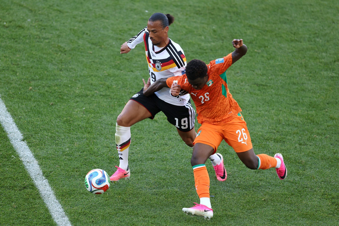 Christ Inao en duel avec Leroy Sané Coupe du monde 2026