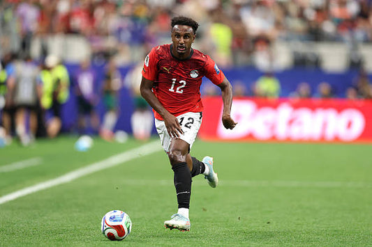 Haissem Hassan avec l'Égypte lors de la Coupe du monde 2026, ailier formé en France et l'un des meilleurs dribbleurs de Liga avec le Real Oviedo.