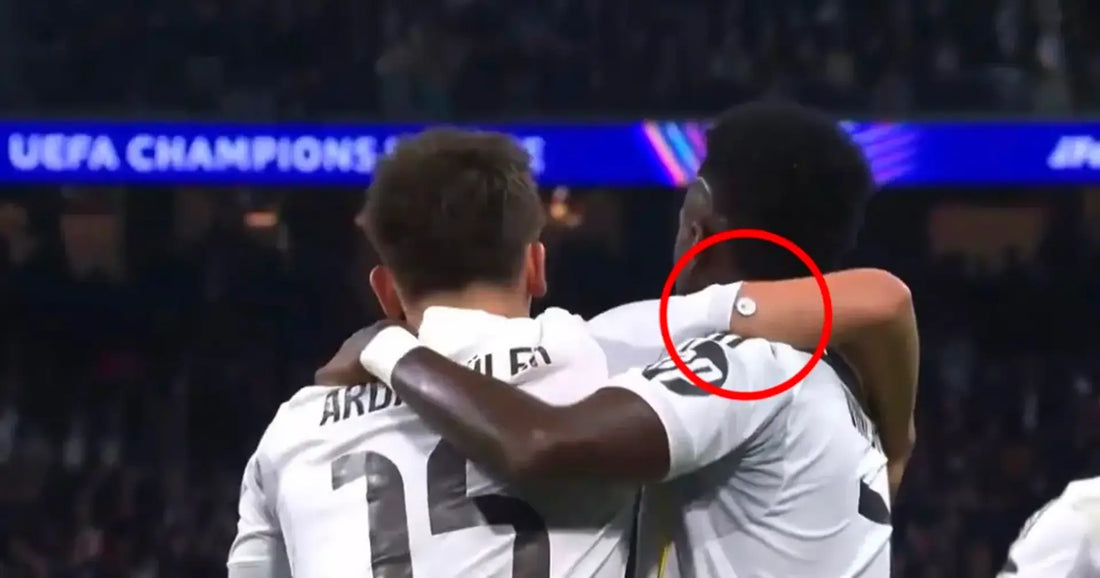 Arda Guler avec un capteur au bras