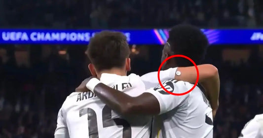 Arda Guler avec un capteur au bras