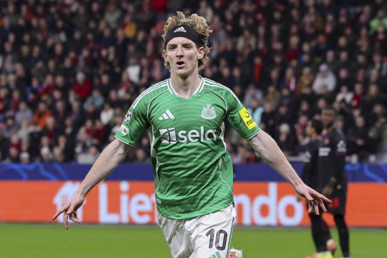 Anthony Gordon face à Qarabağ 