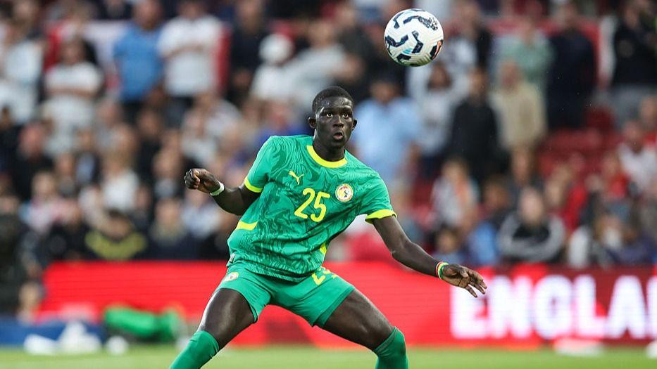 Malick Diouf en action avec l'équipe du Sénégal 