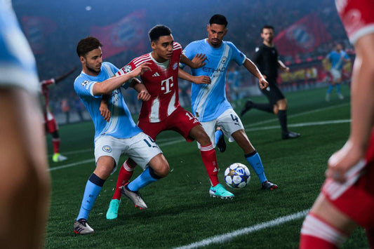 Jamal Musiala occupe la jaquette de FC 26 avec Jude Bellingham. (EA Sports)
