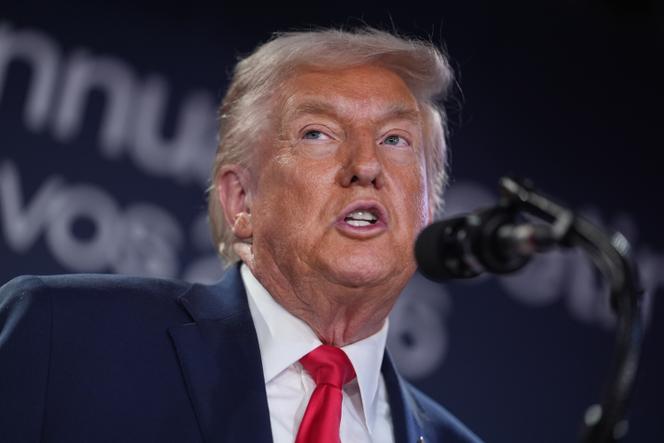 Donald Trump en conférence 