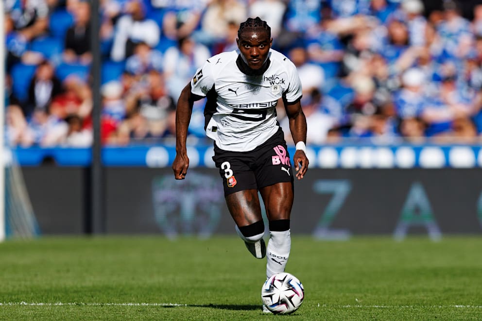 Getty image Lilian Brassier Stade Rennais signe à Frankfurt 