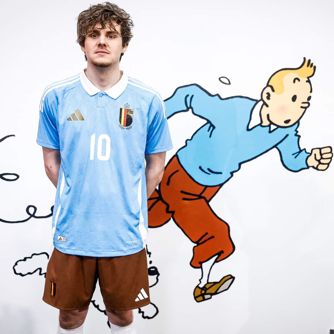 EURO 2024 BELGIQUE UNE COLLABORATION ENTRE ADIDAS ET TINTIN