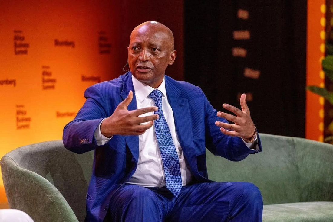 Patrice Motsepe lors d'une interview 