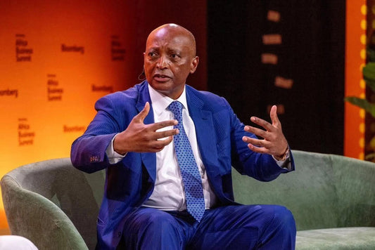 Patrice Motsepe lors d'une interview 