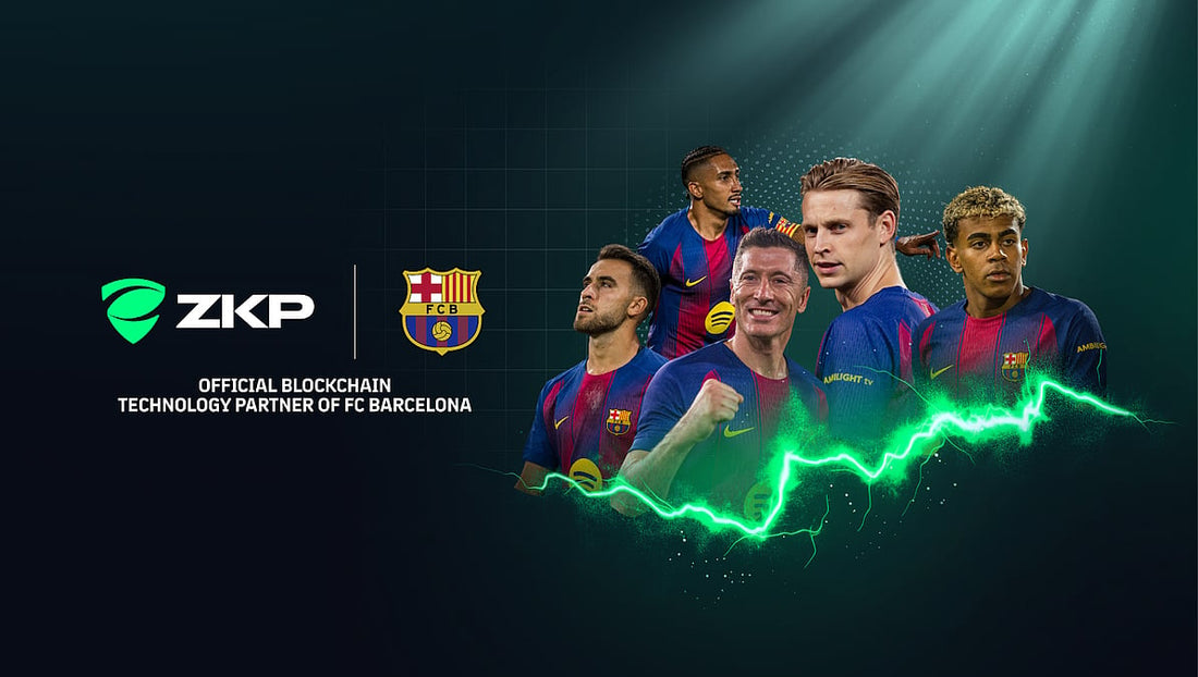 Joueur du FC Barcelone en collaboration avec la société de crypto ZKP