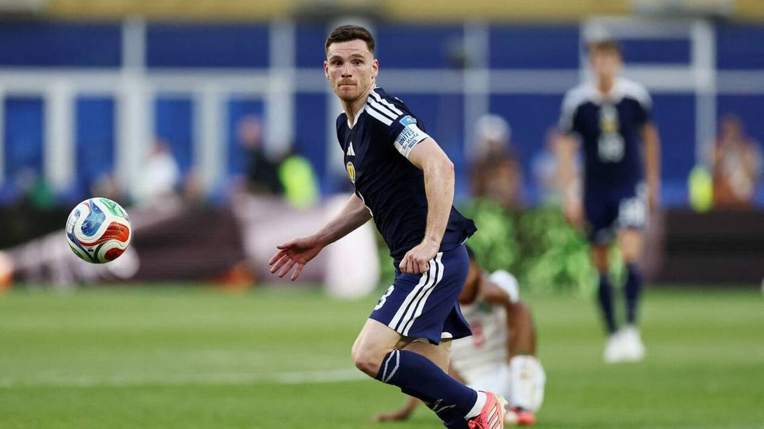 Andrew Robertson avec l'Ecosse face au Maroc Coupe du monde 2026 , AFP of licensor