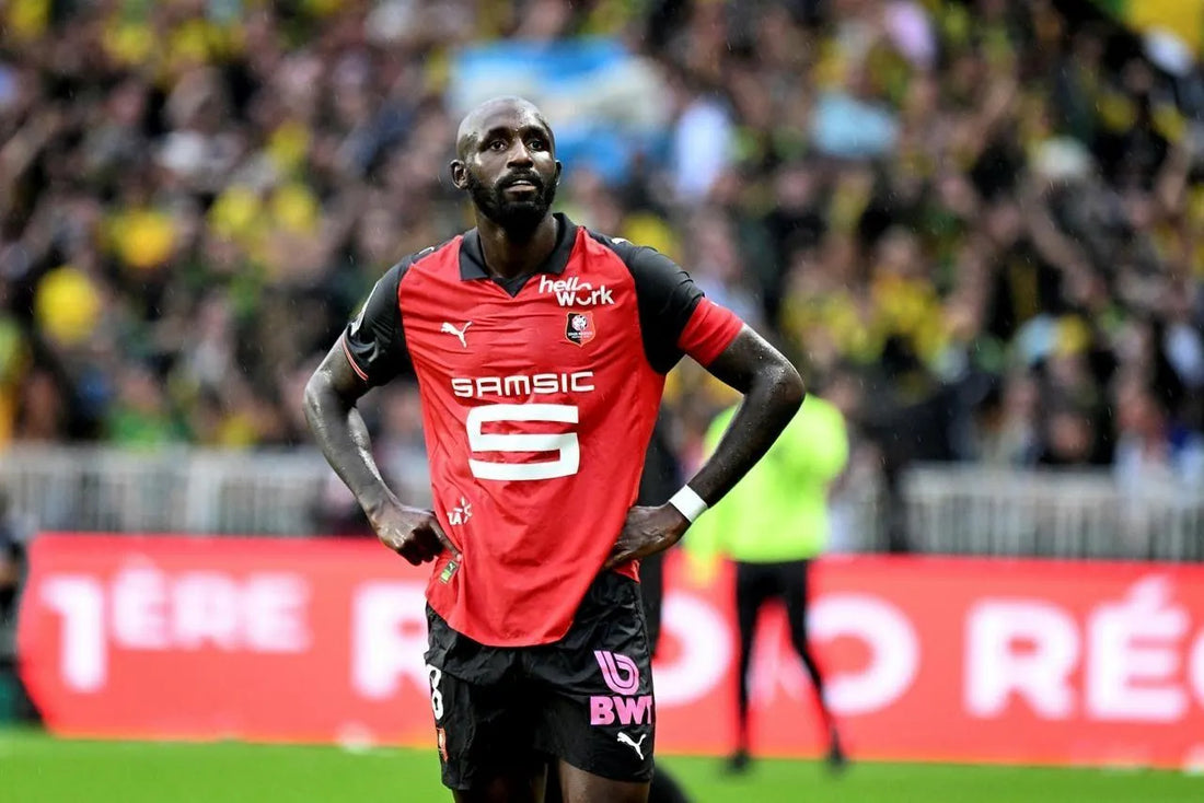 Seko fofana sous le maillot du stade Rennais 