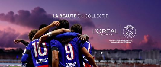 Joueurs du Paris Saint-Germain collaboration L'Oréal 