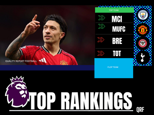 Tableau ranking premier League top et flop