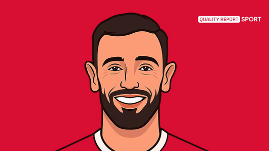 Bruno Fernandes image quality Report Football version cartoon 