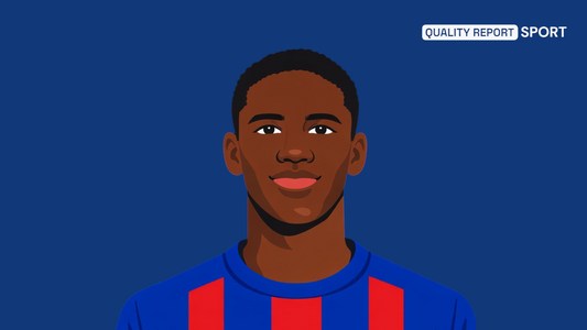 Ismaila Sarr style cartoon Quality Report Football 