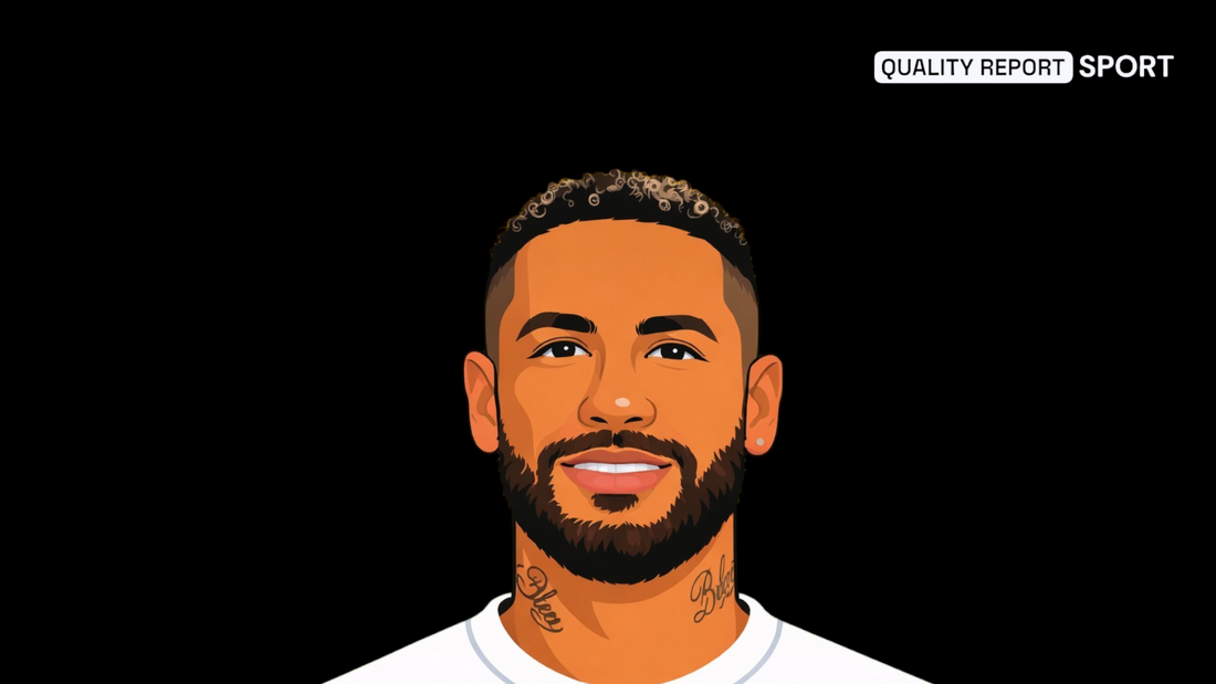 Neymar style cartoon Quality Report Football 