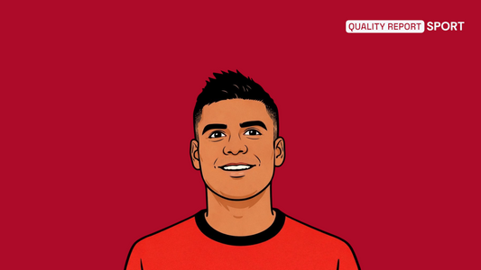 Image Casemiro style cartoon 