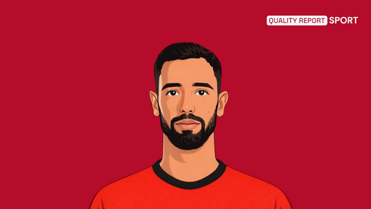 Bruno Fernandes image cartoon Quality Report Football 