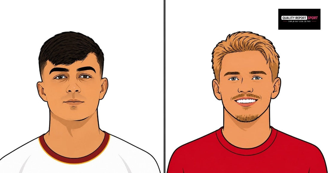 Pedri et Odegaard statistiques data
