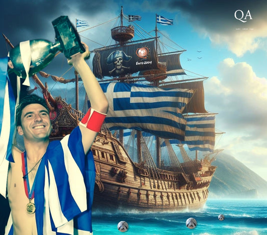 Quand le bateau pirate repartait avec le trésor! (Grèce Euro 2004)