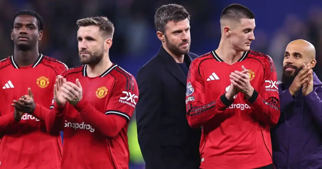 Heaven Luke Shaw Michael CARRICK Benjamin Sesko Bryan Mbeumo sous les couleurs de Manchester United 