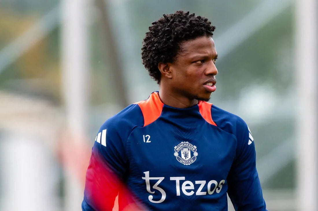 Tyrell Malacia à l'entraînement avec Manchester United 