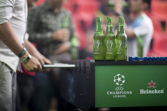 Bottle Heineken champions League first plan 
