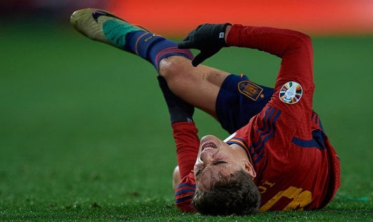 Gavi blessure avec l'Espagne image MAXPPP 