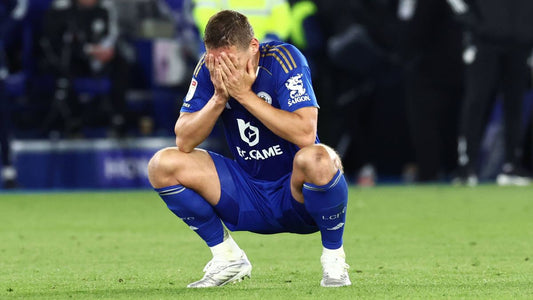 Joueur de Leicester dépité suite à leur relégation 