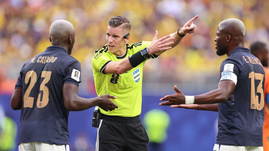 Coupe du monde 2026 l'arbitre Letexier qui officie lors du match Equateur- Cote d'Ivoire 