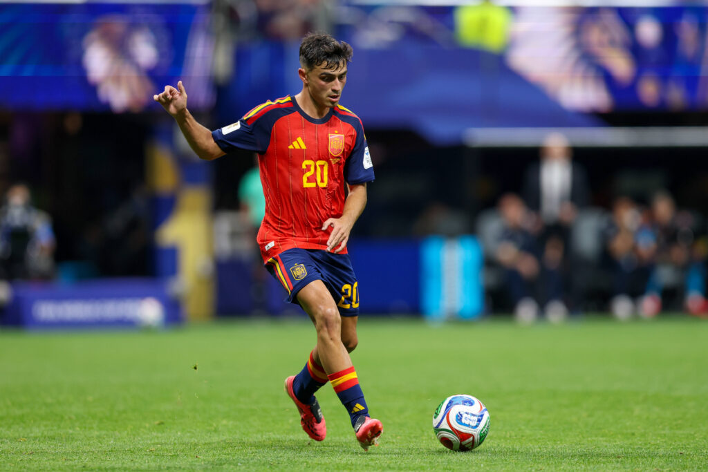Pedri lors de la coupe du monde 2026 avec l'Espagne 
