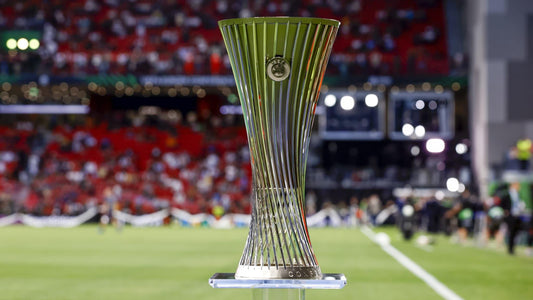 Europa League Trophy first plan