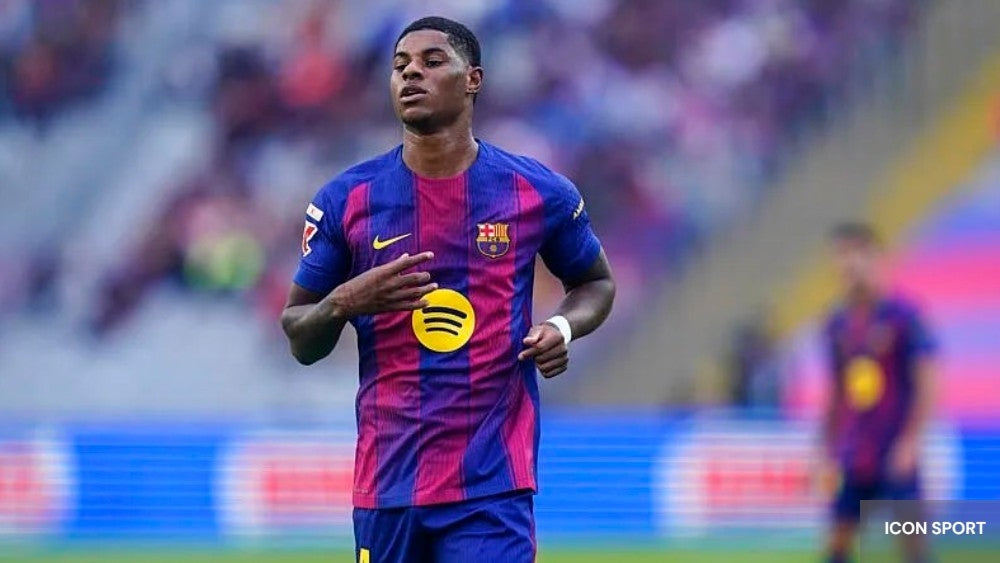 Marcus Rashford avec le FC Barcelone 
