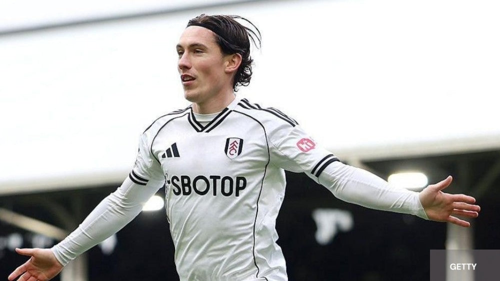 Harry Wilson with Fulham , celebrated goal